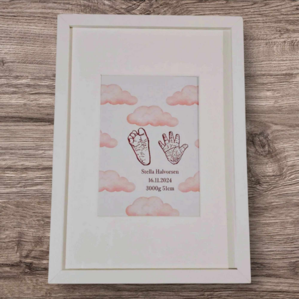 Newborn Memories Foil Art  (21x30cm)