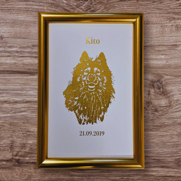 Pet Portrait Foil Art (10x15cm)